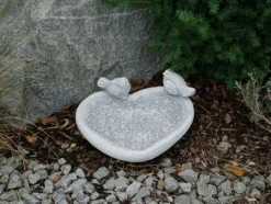 Gartendekoparadies Belle|Animaux-Abreuvoir oiseau en forme de coeur