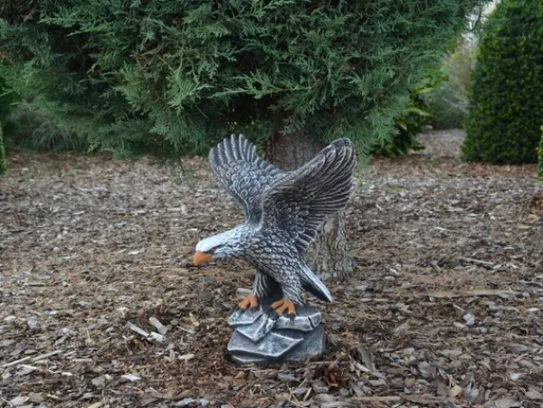 Gartendekoparadies Animaux-Aigle patiné à l'antique