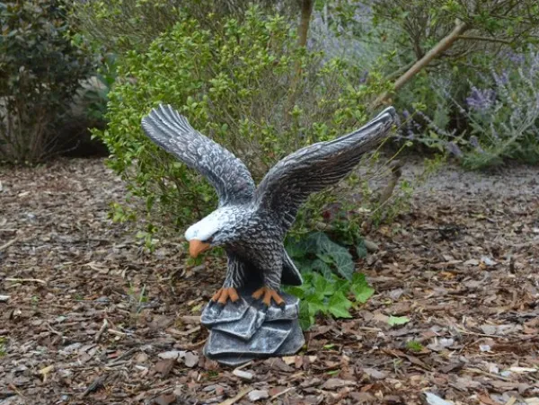 Gartendekoparadies Animaux-Aigle patiné à l'antique