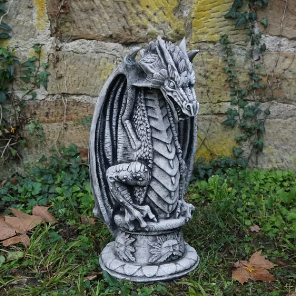 Gartendekoparadies Animaux-Alien sur un piédestal