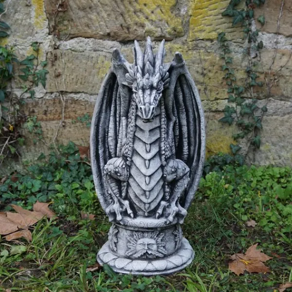 Gartendekoparadies Animaux-Alien sur un piédestal