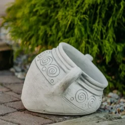 Gartendekoparadies Jardinières-Amphora with Relief