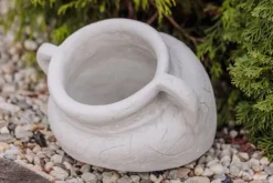 Gartendekoparadies Jardinières-Amphore ronde comme vase à fleurs
