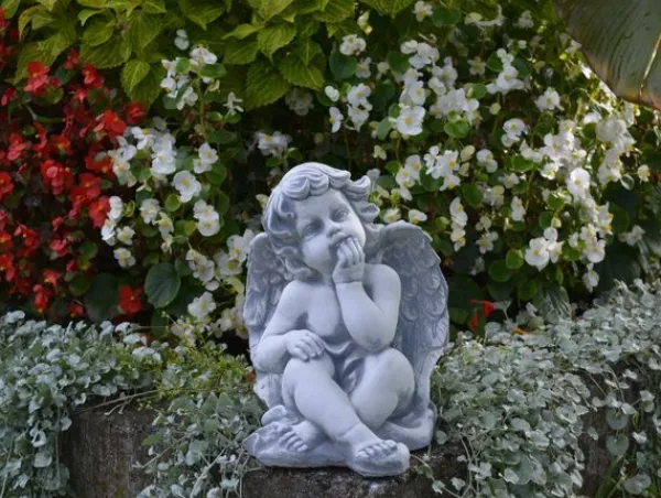 Gartendekoparadies Enfants & Anges-Ange assis