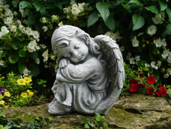 Gartendekoparadies Enfants & Anges-ange endormi