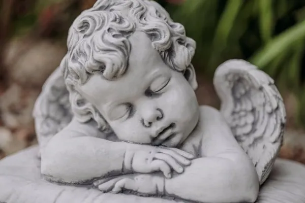 Gartendekoparadies Enfants & Anges-ange endormi