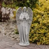 Gartendekoparadies Enfants & Anges-Ange priant avec des ailes