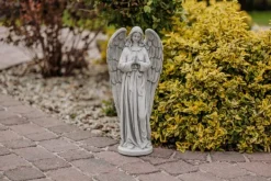 Gartendekoparadies Enfants & Anges-Ange priant avec des ailes