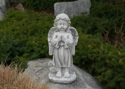 Gartendekoparadies Enfants & Anges-Ange priant debout