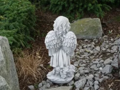 Gartendekoparadies Enfants & Anges-Ange priant debout