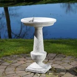 Gartendekoparadies Belle-Bain d'oiseaux à base carrée
