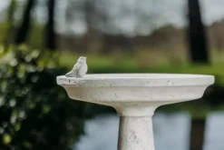 Gartendekoparadies Belle-Bain d'oiseaux à base carrée