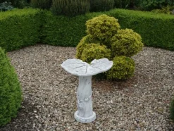 Gartendekoparadies Belle-Bain d'oiseaux en forme de feuille d'érable