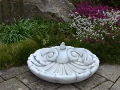 Gartendekoparadies Belle|Animaux-Bain d'oiseaux richement décoré