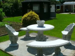 Gartendekoparadies Belle-banc semi-circulaire