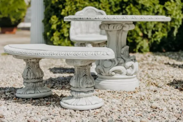 Gartendekoparadies Belle-banc semi-circulaire