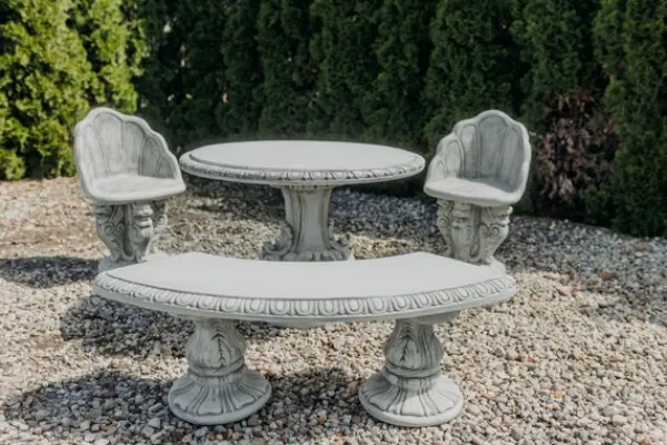 Gartendekoparadies Belle-banc semi-circulaire