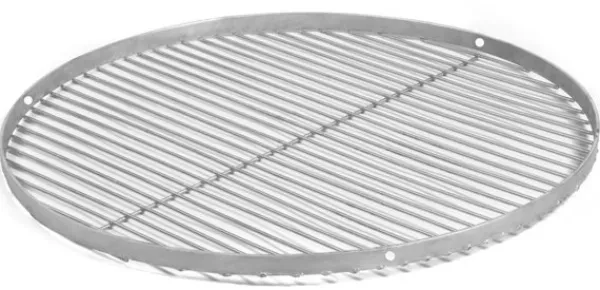 Gartendekoparadies Bols À Feu & Poêles De Jardin-Barbecue 2 Grilles de Cuisson suspendu sur Trépied 200 cm – en acier inox 70 cm et 40 cm