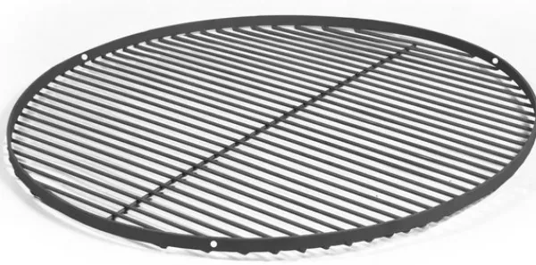 Gartendekoparadies Bols À Feu & Poêles De Jardin-Barbecue 2 Grilles de Cuisson suspendu «TIPI» sur Trépied 210 cm – en acier 70 cm et 40 cm