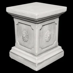 Gartendekoparadies Colonnes & Socles-Base avec motif floral