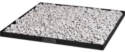 Gartendekoparadies Bols À Feu & Poêles De Jardin-Base carrée à mettre roches décoratives pour braséro 60x60 cm