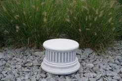 Gartendekoparadies Colonnes & Socles-Base ronde à cannelures