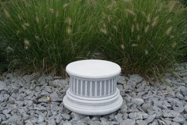 Gartendekoparadies Colonnes & Socles-Base ronde à cannelures