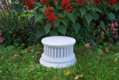 Gartendekoparadies Colonnes & Socles-Base ronde à cannelures