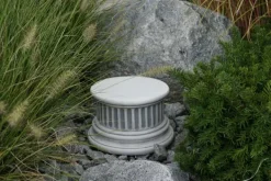 Gartendekoparadies Colonnes & Socles-Base ronde à cannelures