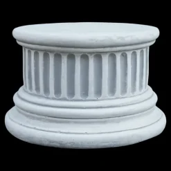 Gartendekoparadies Colonnes & Socles-Base ronde à cannelures