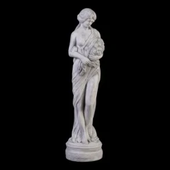 Gartendekoparadies Figures & Statues-Belle figure féminine avec de magnifiques fleurs