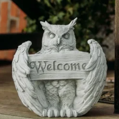 Gartendekoparadies Animaux-Bienvenue chouette