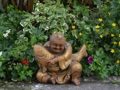 Gartendekoparadies Bouddhas-Big Buddha en couleur bronze exclusive