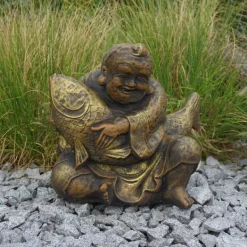 Gartendekoparadies Bouddhas-Big Buddha en couleur bronze exclusive