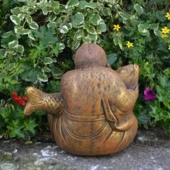 Gartendekoparadies Bouddhas-Big Buddha en couleur bronze exclusive
