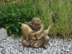 Gartendekoparadies Bouddhas-Big Buddha en couleur bronze exclusive