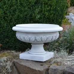 Gartendekoparadies Jardinières-Bol à fleurs en forme de feuille de chêne
