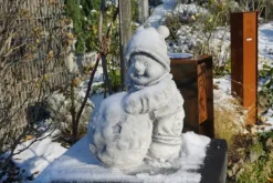 Gartendekoparadies Figures & Statues-Bonhomme de neige avec ballon