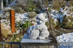 Gartendekoparadies Figures & Statues-Bonhomme de neige avec ballon