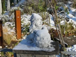 Gartendekoparadies Figures & Statues-Bonhomme de neige avec ballon