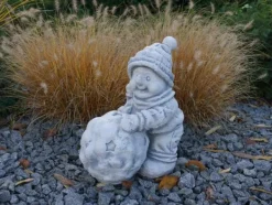 Gartendekoparadies Figures & Statues-Bonhomme de neige avec ballon