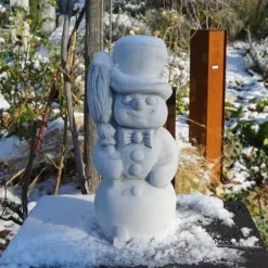 Gartendekoparadies Figures & Statues-Bonhomme de neige drôle
