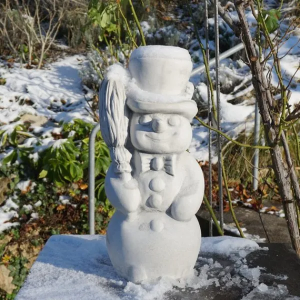 Gartendekoparadies Figures & Statues-Bonhomme de neige drôle