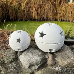Gartendekoparadies Figures & Statues-Boule de Noël avec des étoiles