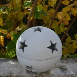 Gartendekoparadies Figures & Statues-Boule de Noël avec des étoiles