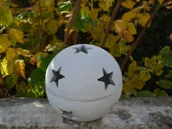 Gartendekoparadies Figures & Statues-Boule de Noël avec des étoiles