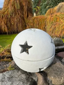 Gartendekoparadies Figures & Statues-Boule de Noël avec des étoiles