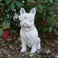 Gartendekoparadies Animaux-Bouledogue drôle