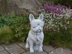 Gartendekoparadies Animaux-Bouledogue drôle