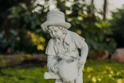 Gartendekoparadies Enfants & Anges-Boy Figurine with Watering Can